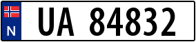 Truck License Plate